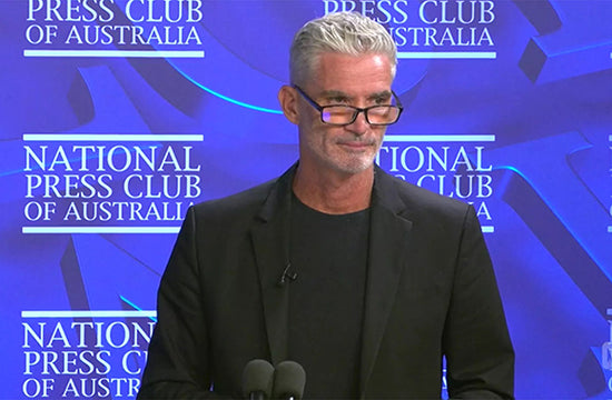 Craig Foster AM addresses National Press Club of Australia